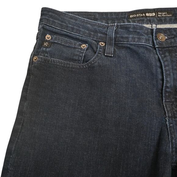 Big Star 1974 Women's 31 Long Delight Mid Rise Flare Jeans - Picture 6 of 11